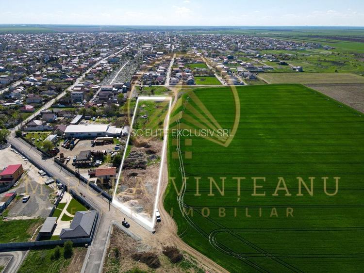 Cumpana - Teren intravilan în suprafață de 7147 mp cu 2 deschideri. - 5