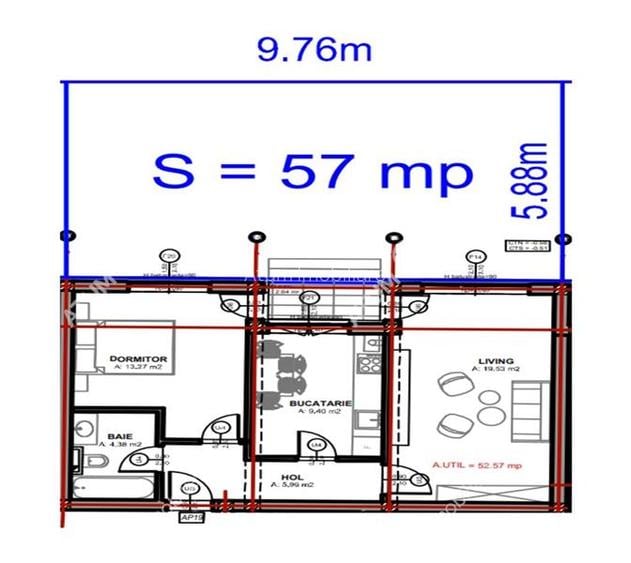Apartament cu 2 camere decomandate si gradina proprie zona Dna Stanca - 7