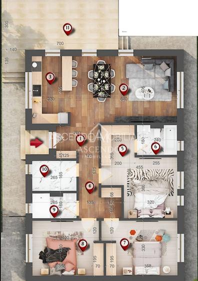 Vand CASE TIP PARTER cu HVAC, 4 camere - Tunari - 2