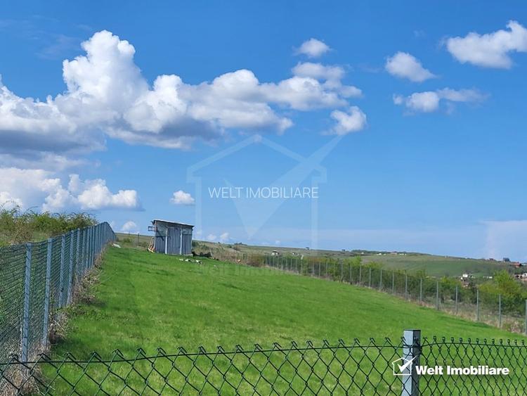 Teren extravilan 2000 mp, împrejmuit, panoramă superbă – Sălicea (Cluj) - 2