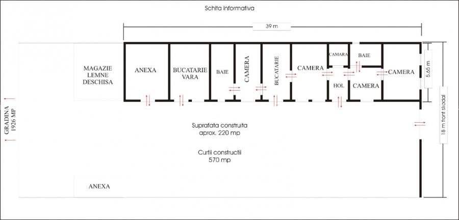 Casa si gospodarie tip sasesc in Bod langa Scoala si Primarie  - 6