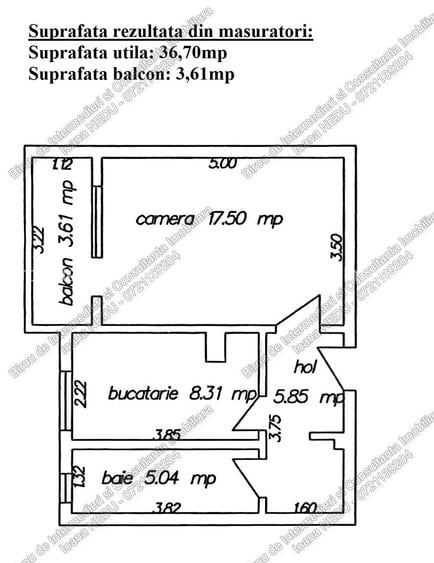 ⏩ km4-5 Garsoniera Decomandata 40,31m² Balcon Centrala Izolata Mobilata Utilata - 12