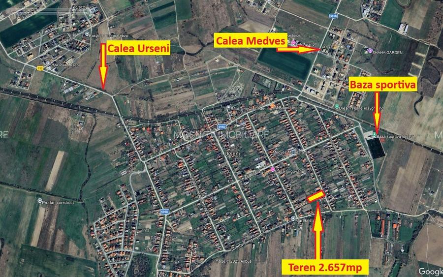 Teren 2.657 mp – toate utilitatile– Urseni, Moșnița Nouă - 9