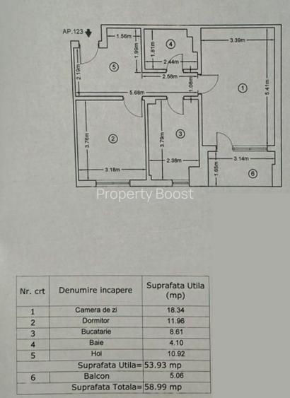 Apartament 2 camere priveliste panoramica Rotar Park 1, Pacii - 1
