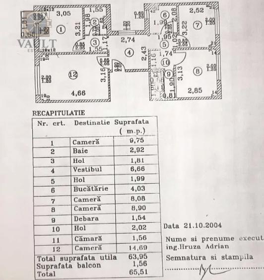 Apartament 3 camere - CENTRALA PROPRIE - ETAJ 1 - langa MEGA MALL  - 6