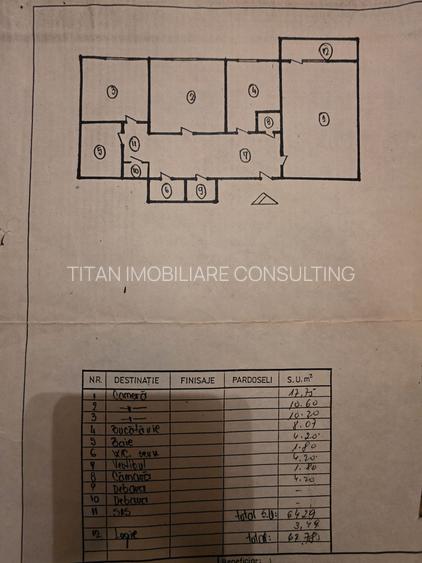 Grigorescu aproape metrou et7/8 dec doua grupuri sanitare bloc 1984 - 8