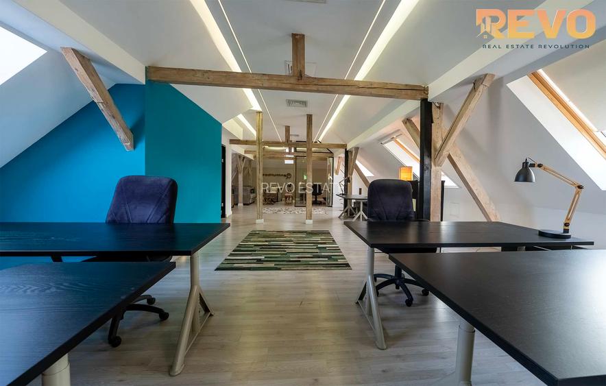 Vasile Lascăr – Eminescu | Spațiu birouri 160 mp | Mansardă | Comision 0% - 11