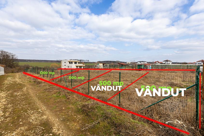 Balotești – teren intravilan cu priveliște superbă, 500–1200 mp, Comision 0% - 17