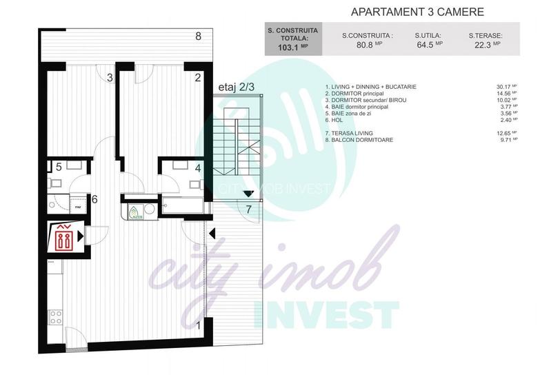 Apartament 3 camere in bloc boutique, Dorobanti - 5