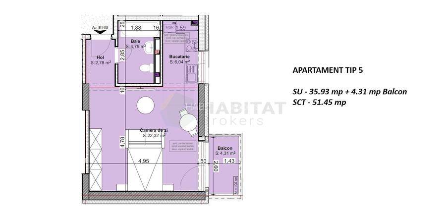 Garsonieră modernă într-un imobil nou – Direct Dezvoltator - 2