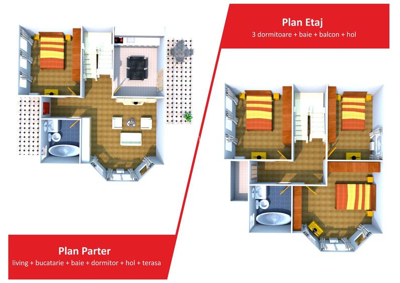 Vila P+M, 4 camere  ultramodern Valea Adanca Cod 155733 - 7