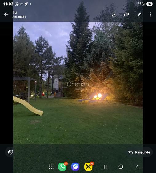 Snagov ghermanesti  vila mobilata  lux 5 cam 5 bai  - 3