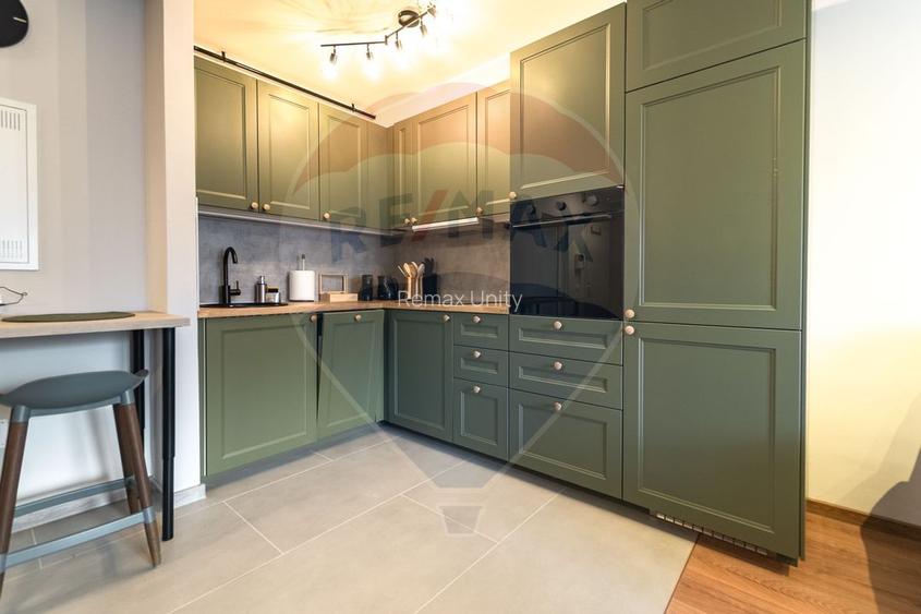 Studio de închiriat | 41,5 mp utili | Mobilat lux - 3