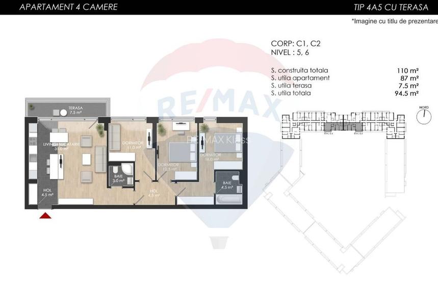 Apartamente de 4 camere de vanzare in zona Chitila - 4