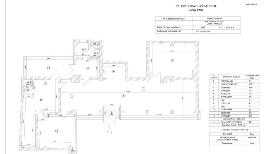 Spațiu Comercial, Depozit de inchiriat Cluj BD. MUNCII NR. 219 Pret negociabil - 4