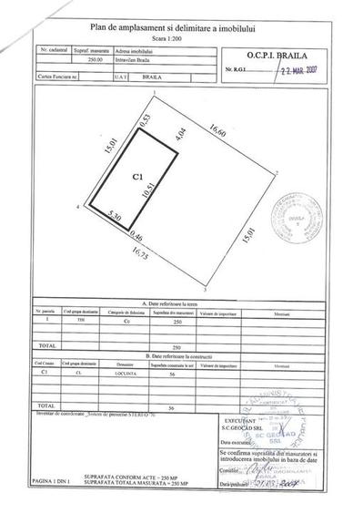 Casa 3 cam teren 250 mp deschidere 16 m Brailita - 4