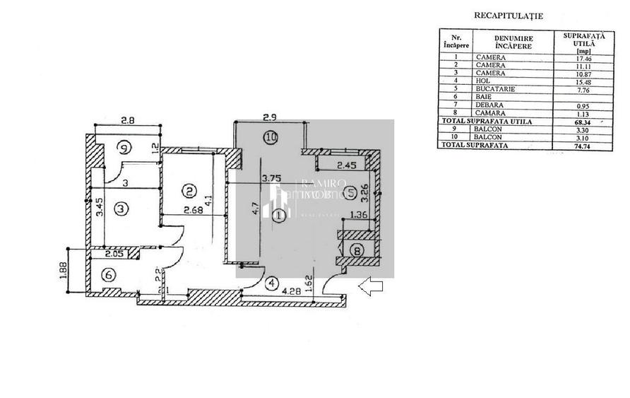 Apartament 3 camere 75mp - bd.  Alexandru Obregia - Berceni - sector 4 - 2