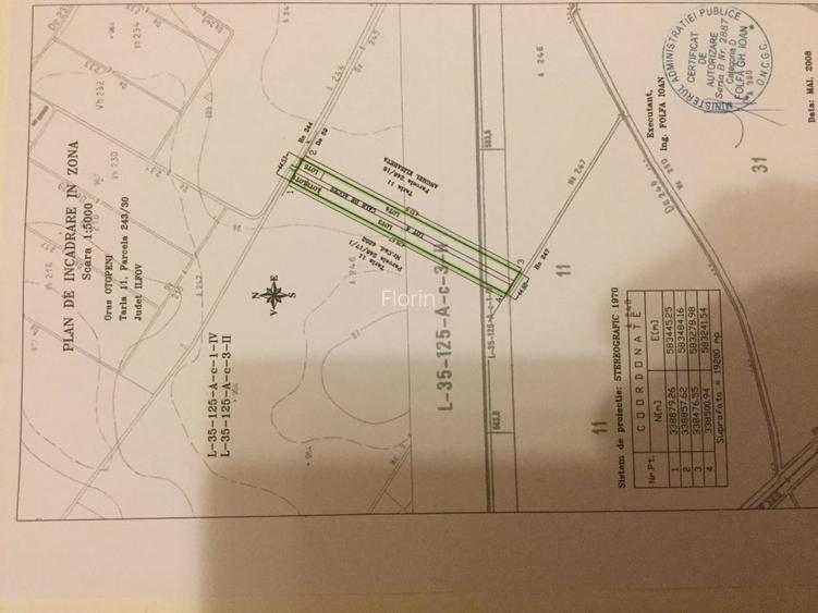 TEREN INTRAVILAN ,INVESTITIE,OTOPENI , PUZ APROBAT, 17000 MP,C.BRANCOVEANU - 3