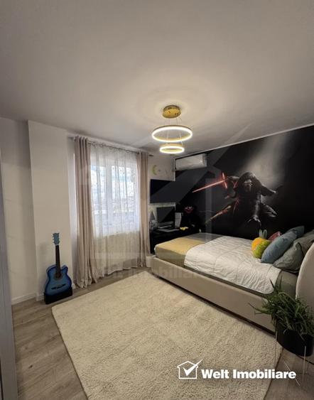 Apartament 2 dormitoare + living cu bucatarie open space + 2 balcoane