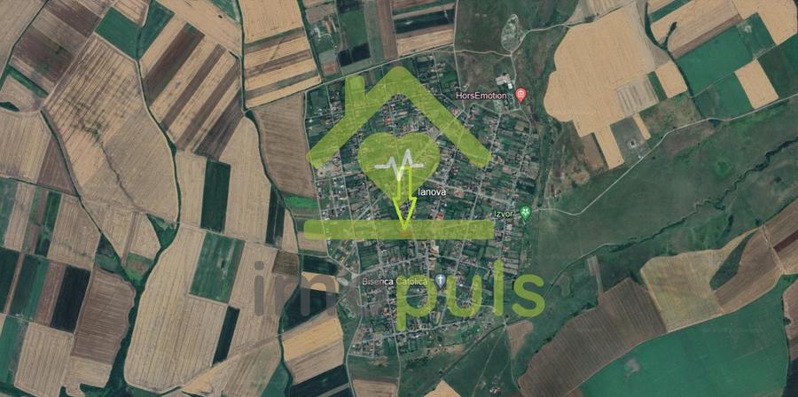 🗺️ Teren la Ianova in vatra satului, 50 euro/mp✨