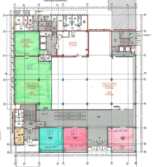 Spatiu Comercial de inchiriat situat la parterul Centrului Comercial Dumbrava - 2