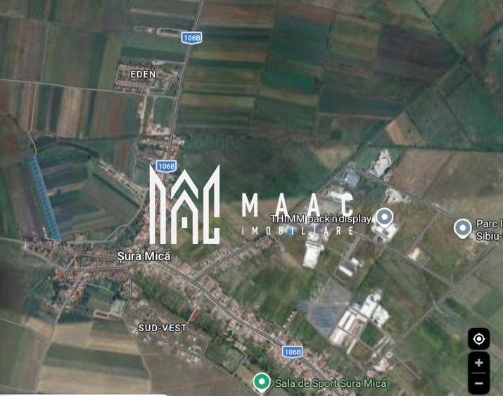 Teren dezvoltare imobiliară 8312 mp | Șura Mică | PUZ aprobat