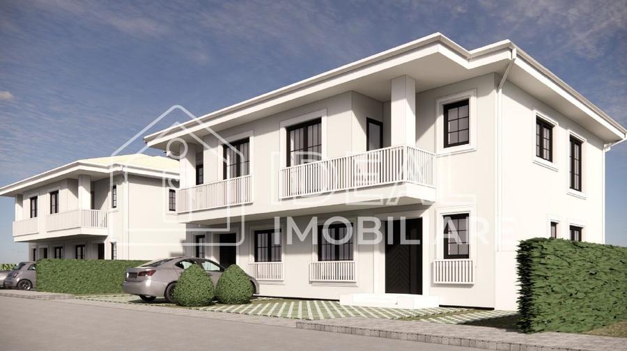 Duplex elegant cu 4 camere, curte și loc de parcare – design modern, Șura Mică