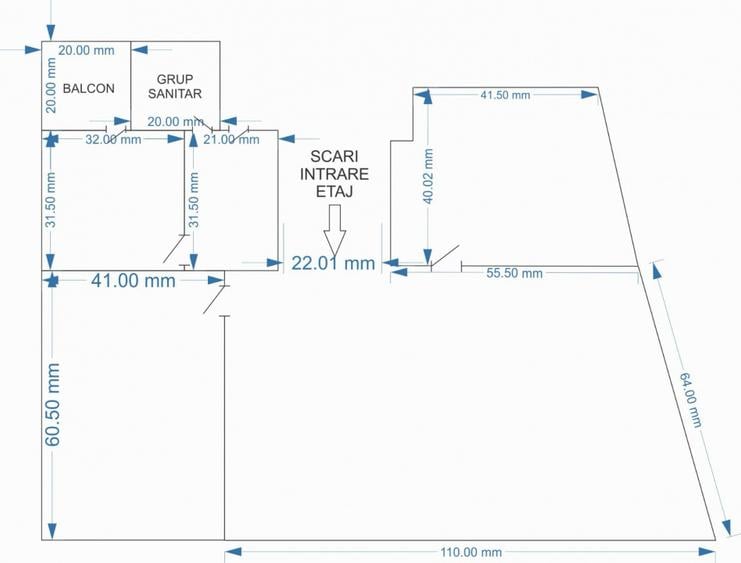 Spațiu de birouri central – 3 încăperi (open space 60 mp) + parcare