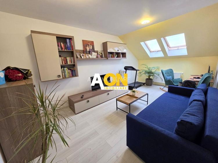 Apartament 3 camere + mansarda, cu garaj și boxă, mobilat, bloc nou - 10