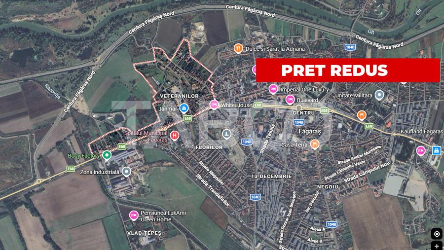 Teren intravilan de vanzare 500 mp zona Veteranilor