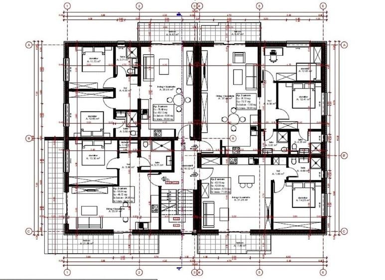 Apartamente de vanzare, intre 42 si 77 mp utili
