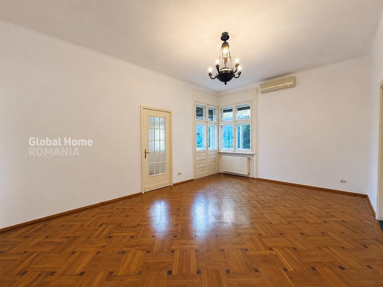 Apartament interbelic 147 mp | Terasă 24 mp | Intrare individuală | Dorobanți