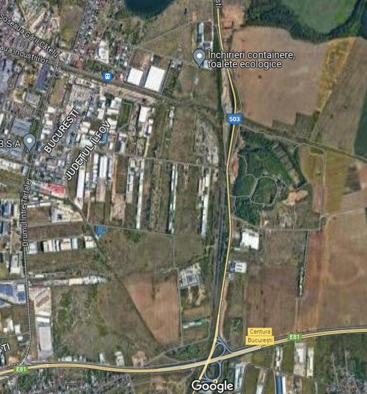 Teren 1950 mp pentru constructii hale - zona Dr. Intre Tarlale