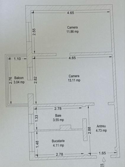 Dacia | 2 Camere | Mobilat si Utilat