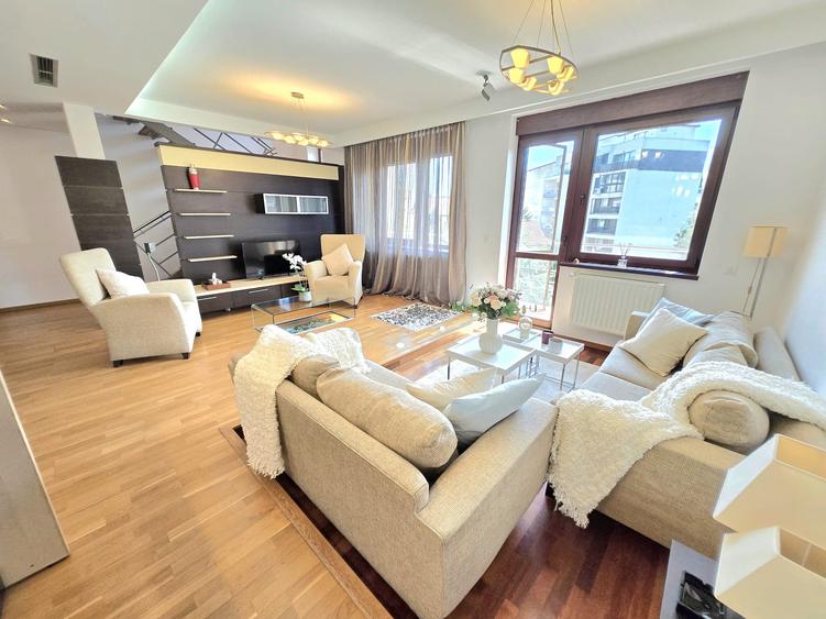 Great 4 bedrooms duplex apartment at the 2+3 floor - next to Herastrau Park