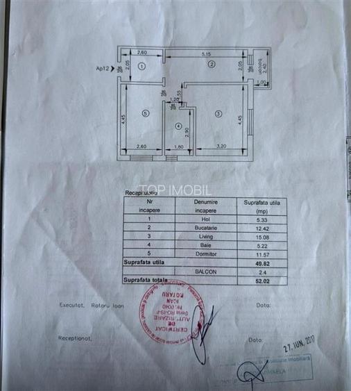 Etaj 2 - Galata Platoul Insorit, apartament cu 2 camere decomandat cu geam la ba - 12
