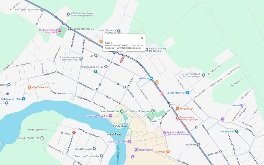 Teren in Mogosoaia – Sos. Bucuresti–Targoviste
