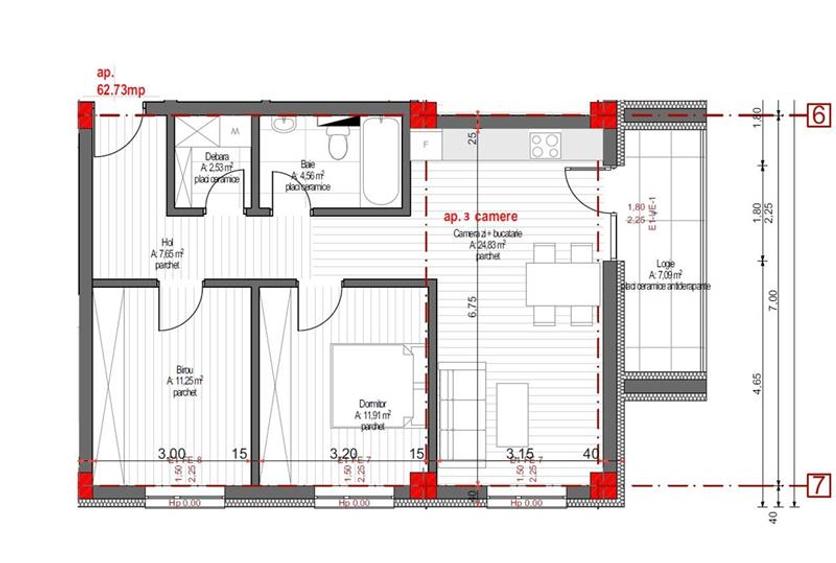 Vanzare apartament 3 camere bloc nou Zorilor - Europa zona Eugen Ionescu, Cluj-N