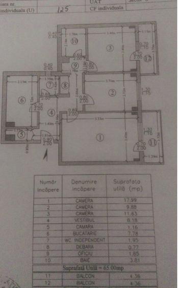 Apartament 3 camere 2 bai bloc 1978 Drumul Taberei