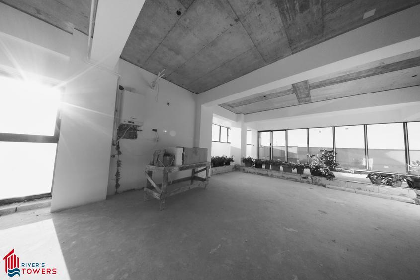 RIVER"S TOWERS - Penthouse finalizat si intabulat, se vinde la alb