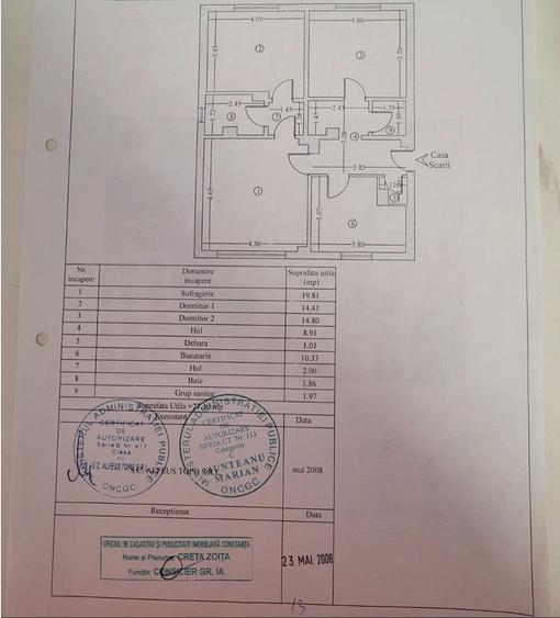 Apartament 3 camere Bratianu
