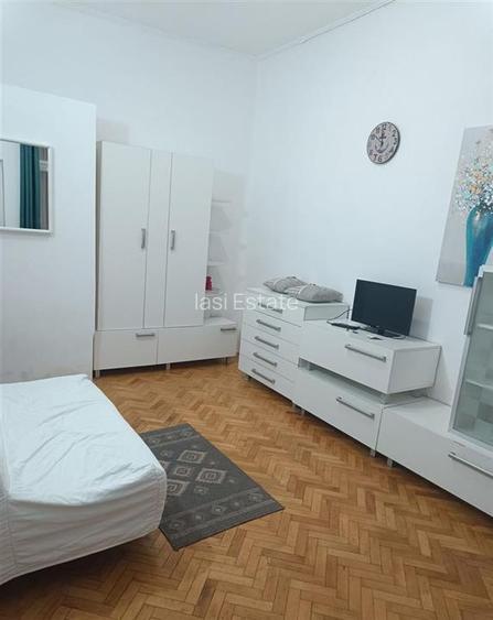 zona Copou - cu centrala, mobilata si utilata Garsoniera