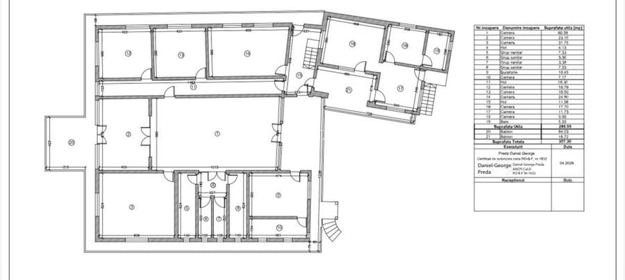 Casa P+1, 738 mp, teren 2000 mp, zona Baicoi