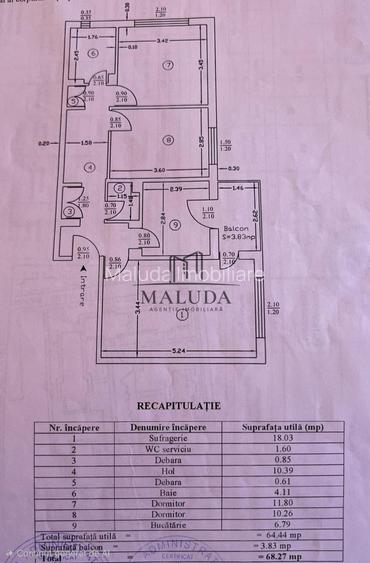 Apartament 3 camere de vanzare, zona-Exercitiu - 2
