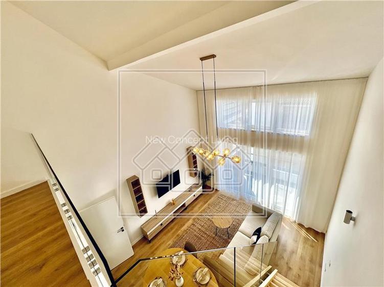Penthouse cu 4 camere si balcon - 2 bai, intabulat - 3