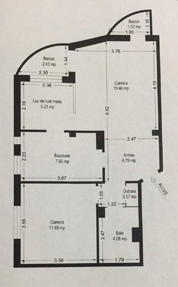 Proprietar, vand apartament 2 camere
