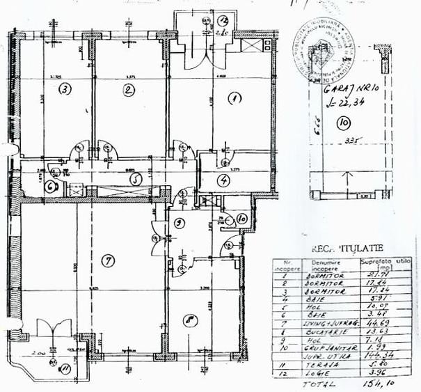 APARTAMENT CU 4 CAMERE SPATIOS IN IMOBIL COCHET - FLOREASCA - MIRCEA ELIADE