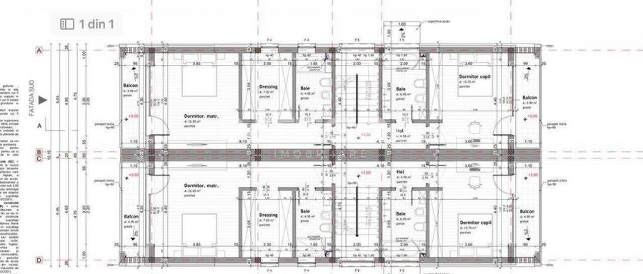 Casa Finisata | 193Mp  cu  Terasa Panoramica 65Mp | Parcare | Cart. Tineretului