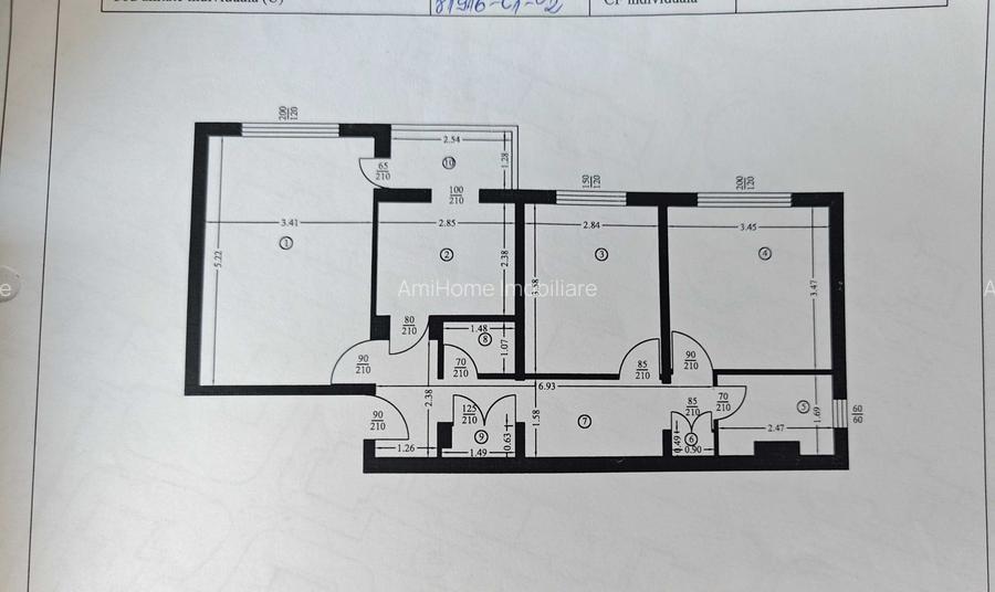 Apartament 3 camere decomandat |67 mp | Etaj 1  Popa Șapcă - 3