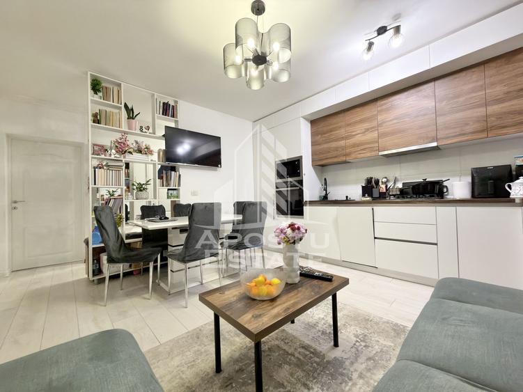 Apartament cu 3 camere mobilat si utilat la etaj intermediar in Giroc.